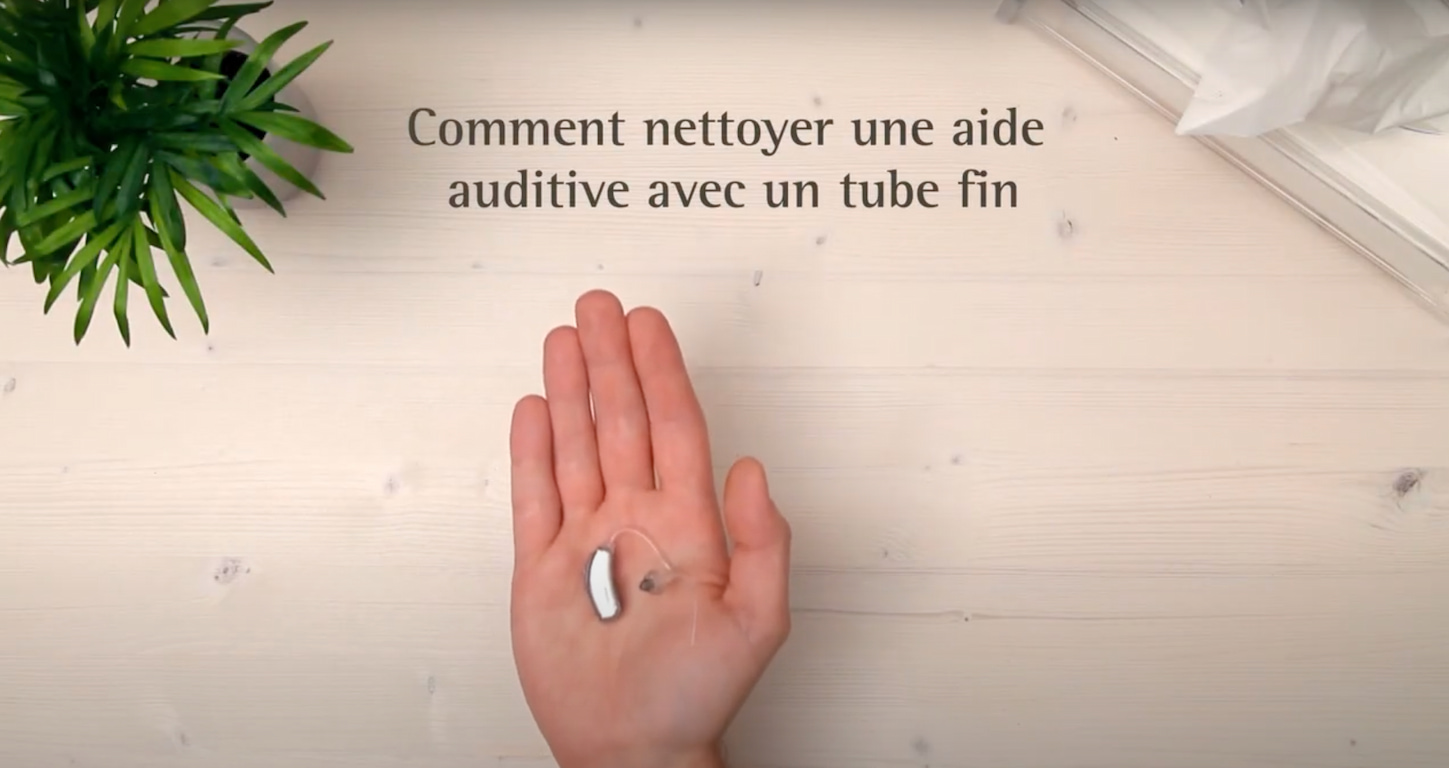 Entretien Phonak BTE avec tube